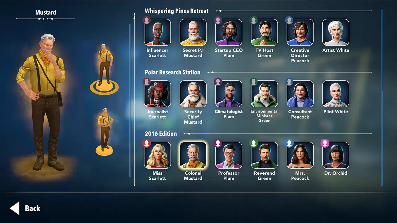 Clue/Cluedo: 2016 Suspect Pack Screenshot 3