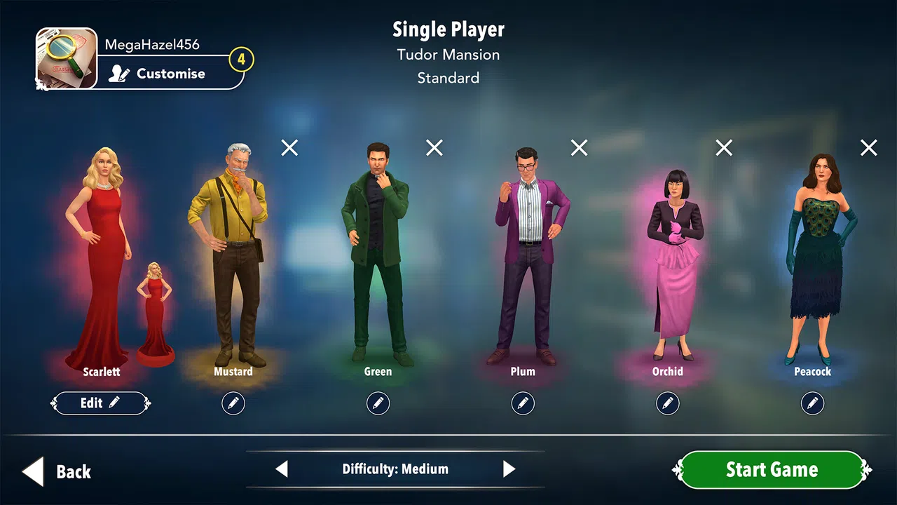 Clue/Cluedo: 2016 Suspect Pack Screenshot 1