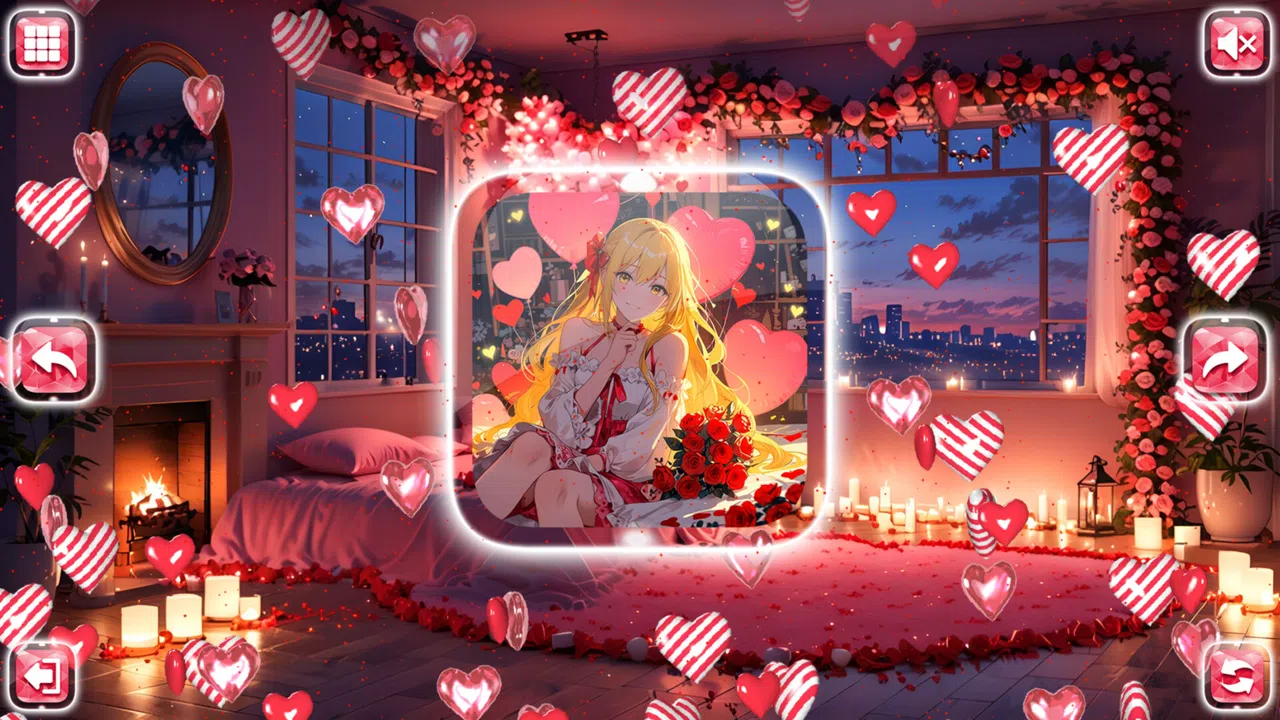 Lovely Anime Puzzle: Valentine Screenshot 3
