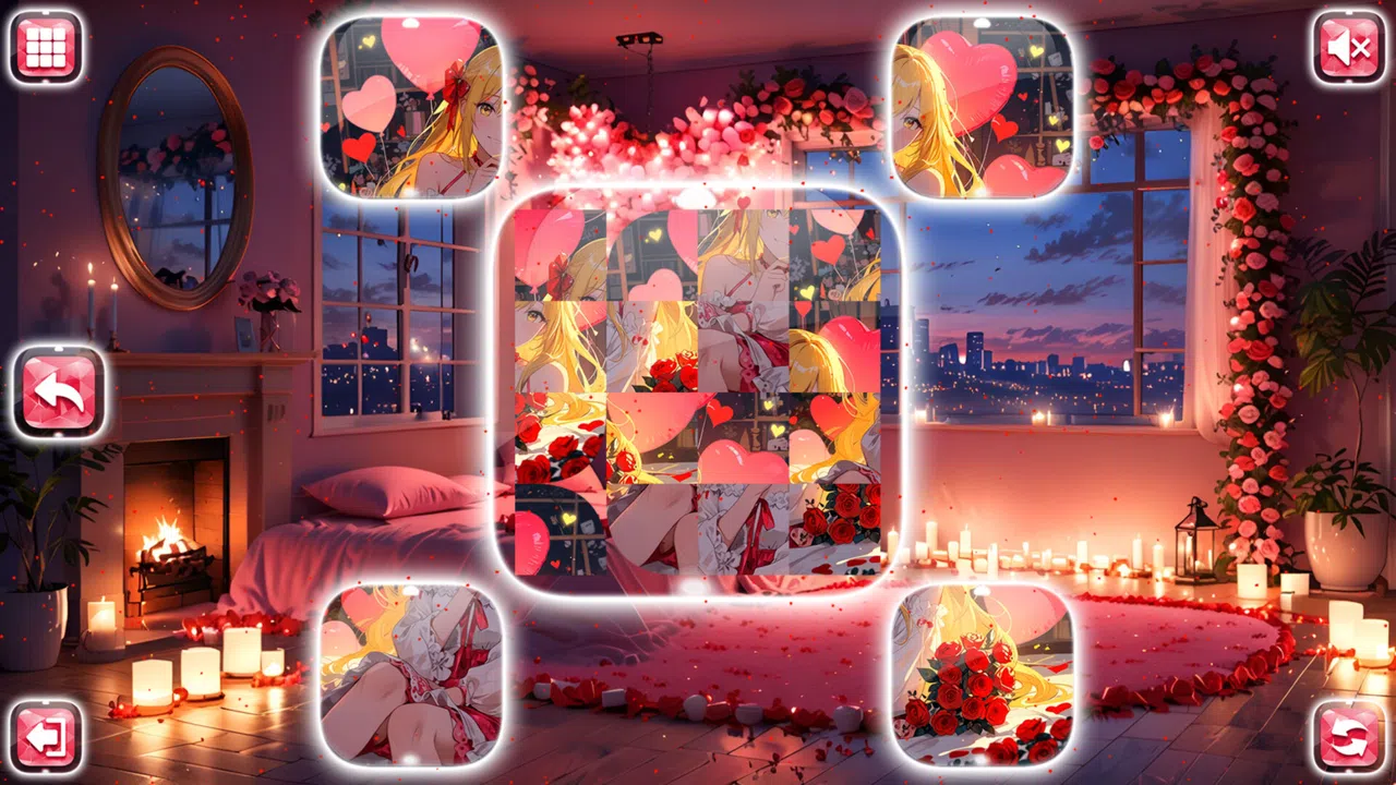 Lovely Anime Puzzle: Valentine Screenshot 2
