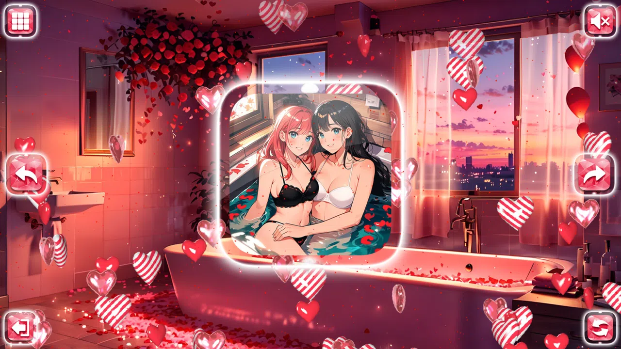Lovely Anime Puzzle: Valentine Screenshot 7