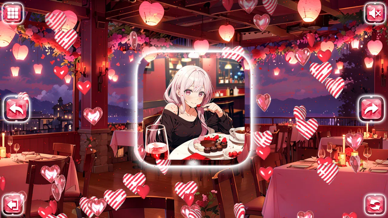 Lovely Anime Puzzle: Valentine Screenshot 5