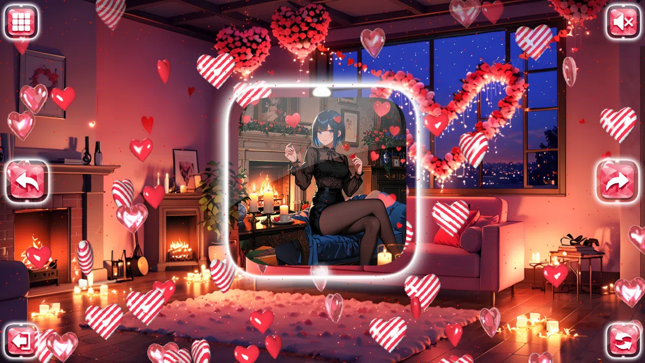 Lovely Anime Puzzle: Valentine Screenshot 1