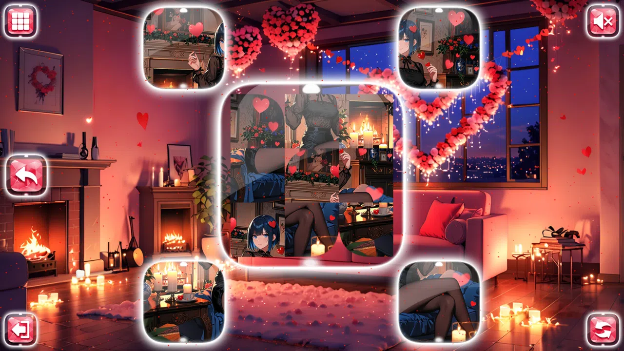 Lovely Anime Puzzle: Valentine Screenshot 0