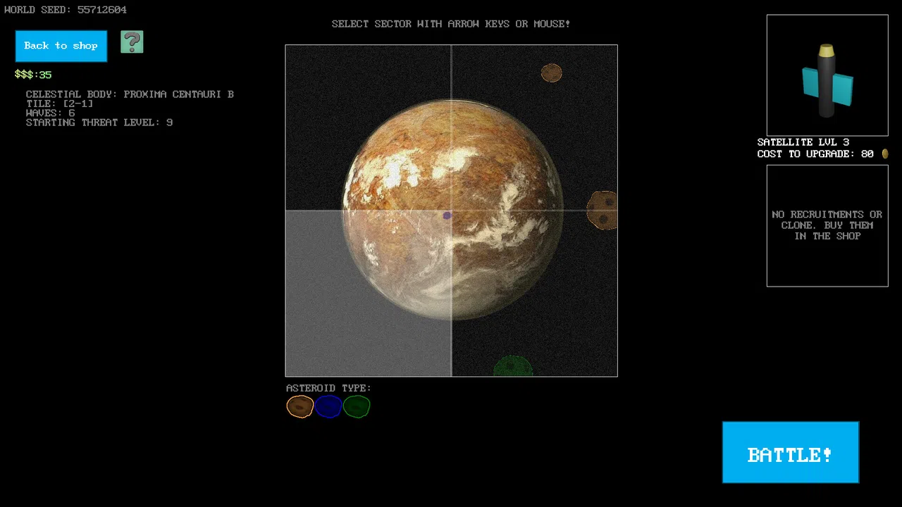 Asteroids ++ | Proxima Centauri Screenshot 3