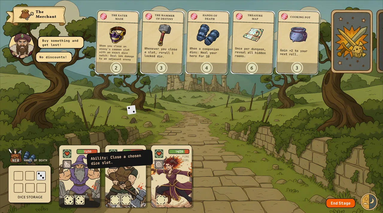 Dice x Dice — A Dicebuilder Roguelike Screenshot 2