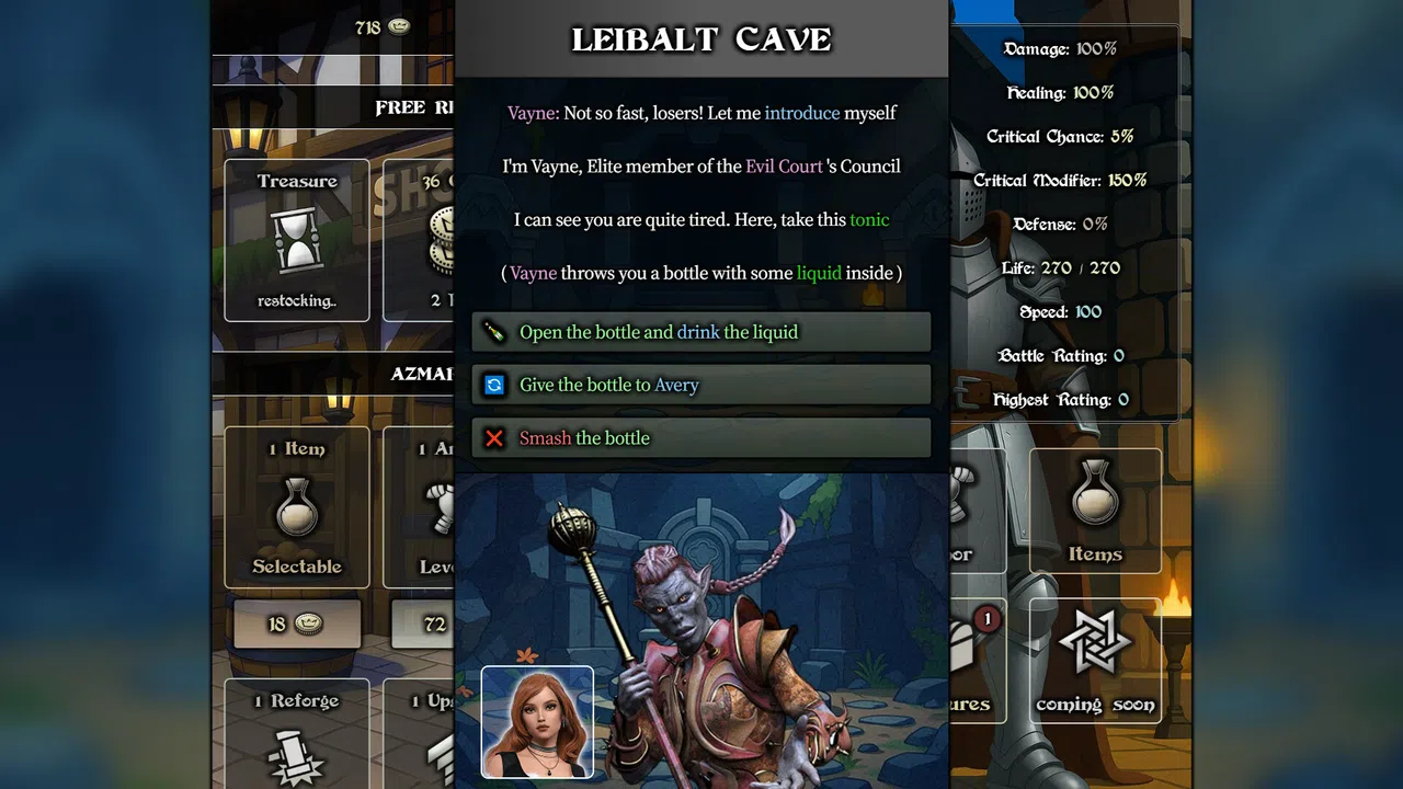 Azmar Quest - Text Based RPG Screenshot 4