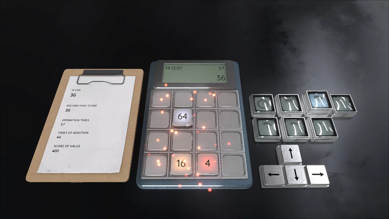 Stainless Steel 2048 Screenshot 1