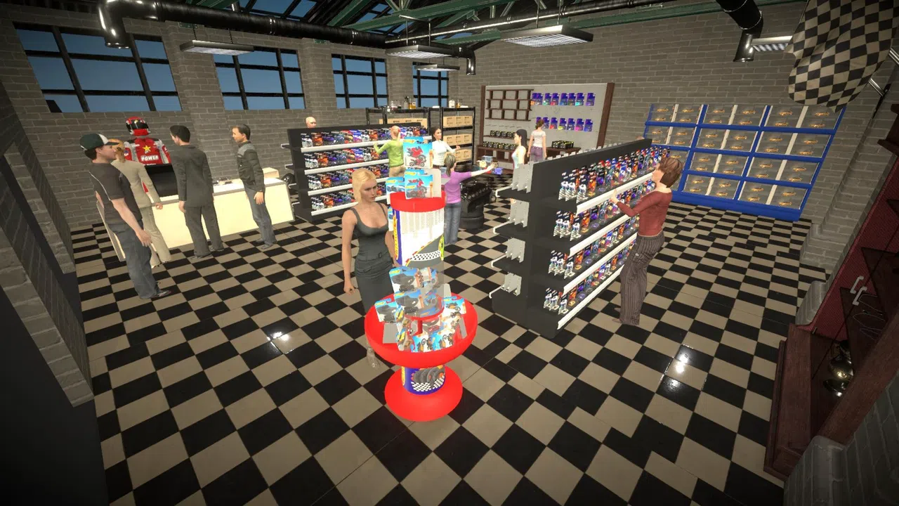 Firewheels Shop Simulator Screenshot 1