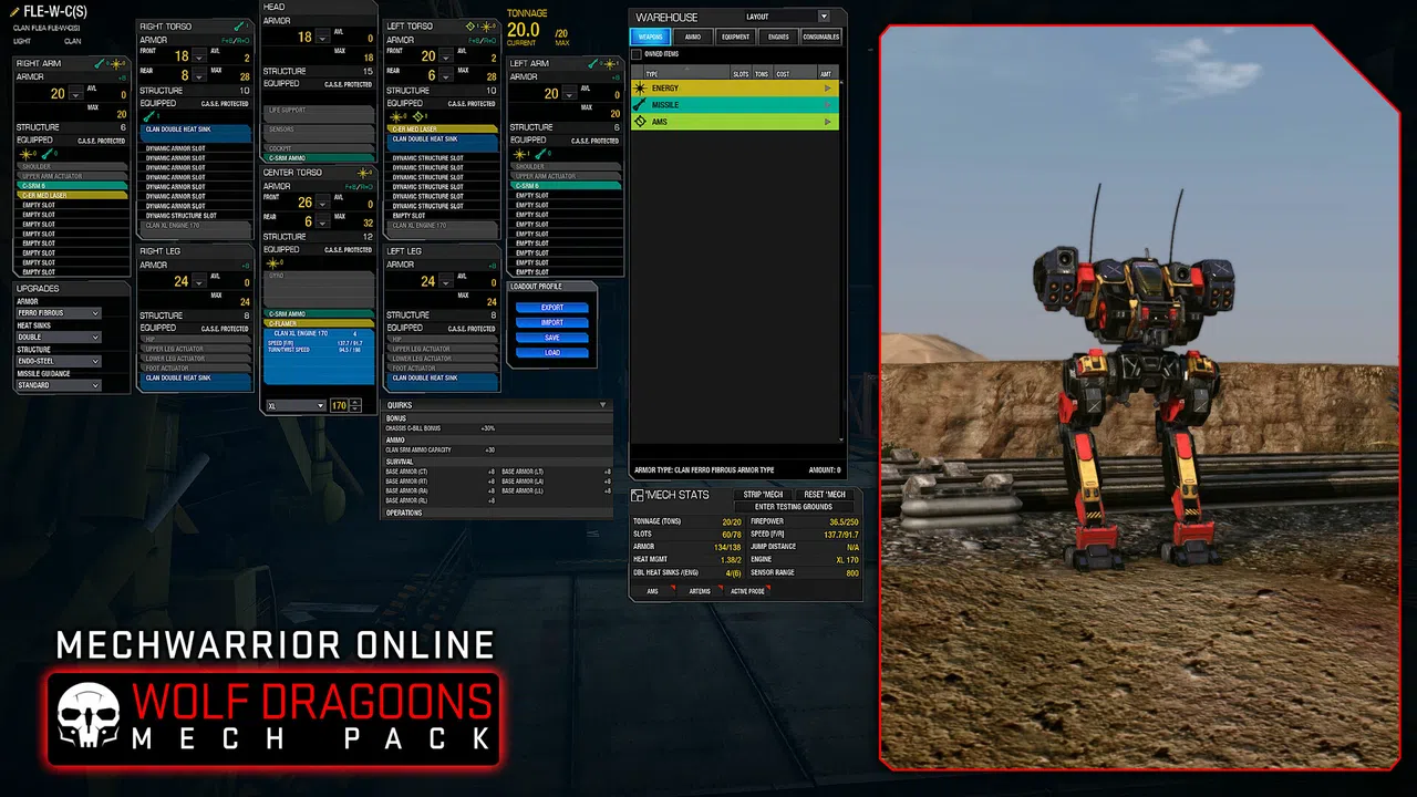 MechWarrior Online™ - Wolf Dragoons Mech Pack Screenshot 7