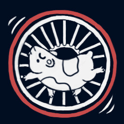 Hamster-powered icon