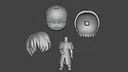 Tentacles Party With Nuns-Chibi 3D high poly(Benson) Screenshot 1