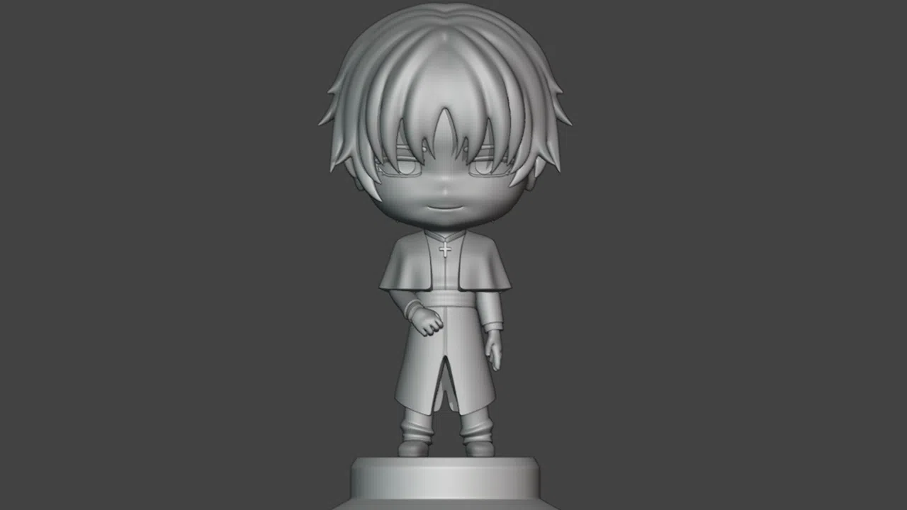 Tentacles Party With Nuns-Chibi 3D high poly(Benson) Screenshot 0