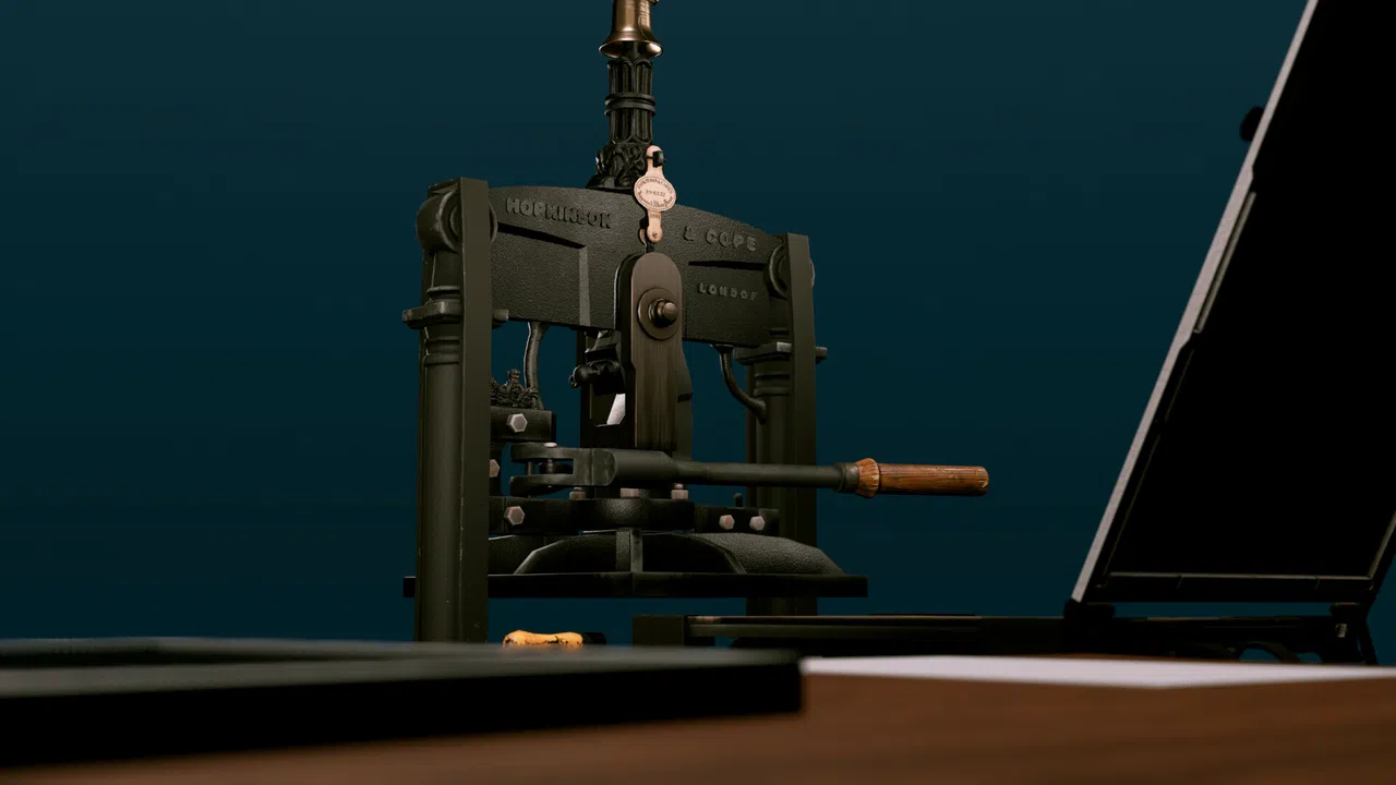 19th-century Printing Press Experience VR Screenshot 4