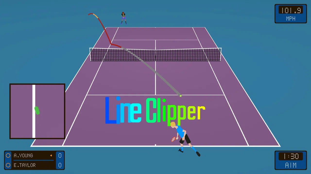 Line Clipper: Tennis Tactics Demo Screenshot 2