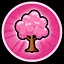 Pink Badge icon