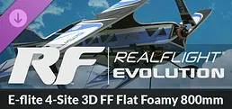 RealFlight Evolution – E-flite 4-Site 3D FF Flat Foamy 800mm