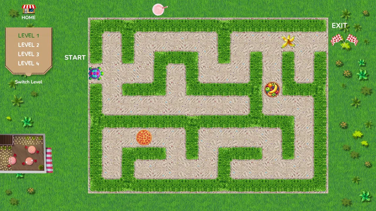 Catch That Pizza! Maze Game Screenshot 0