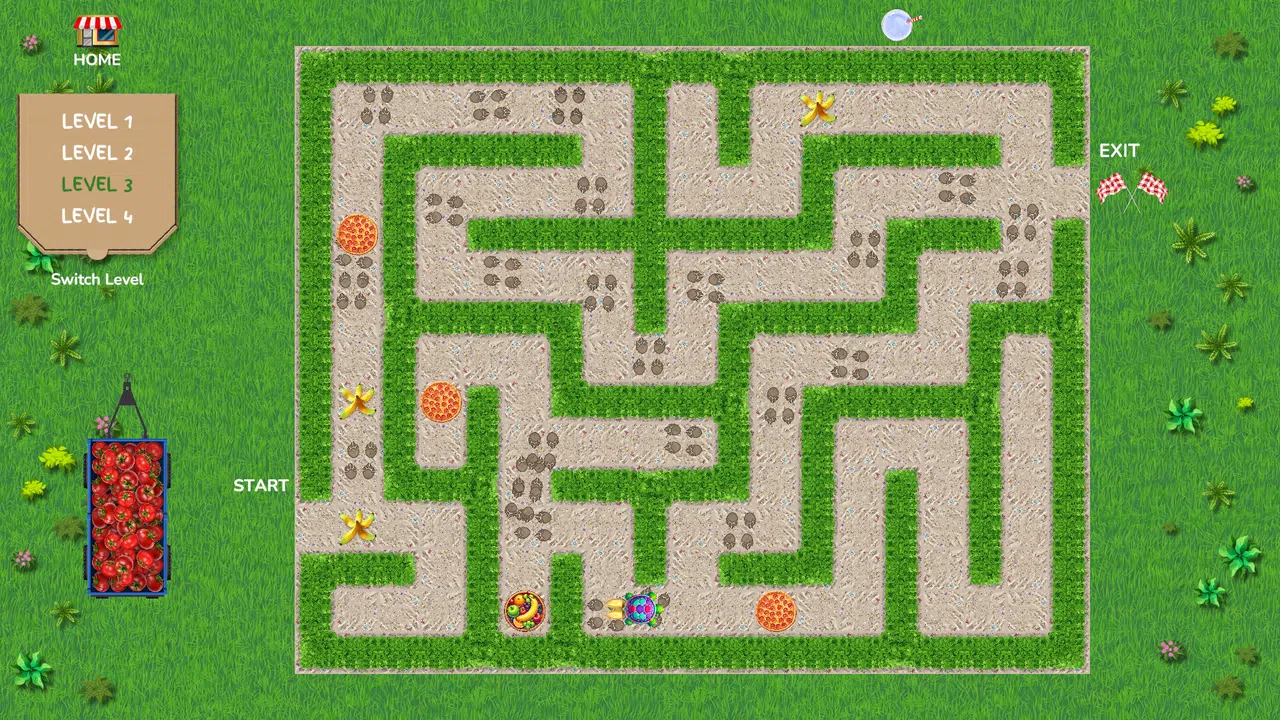 Catch That Pizza! Maze Game Screenshot 2