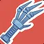 Toxic chicken feet icon