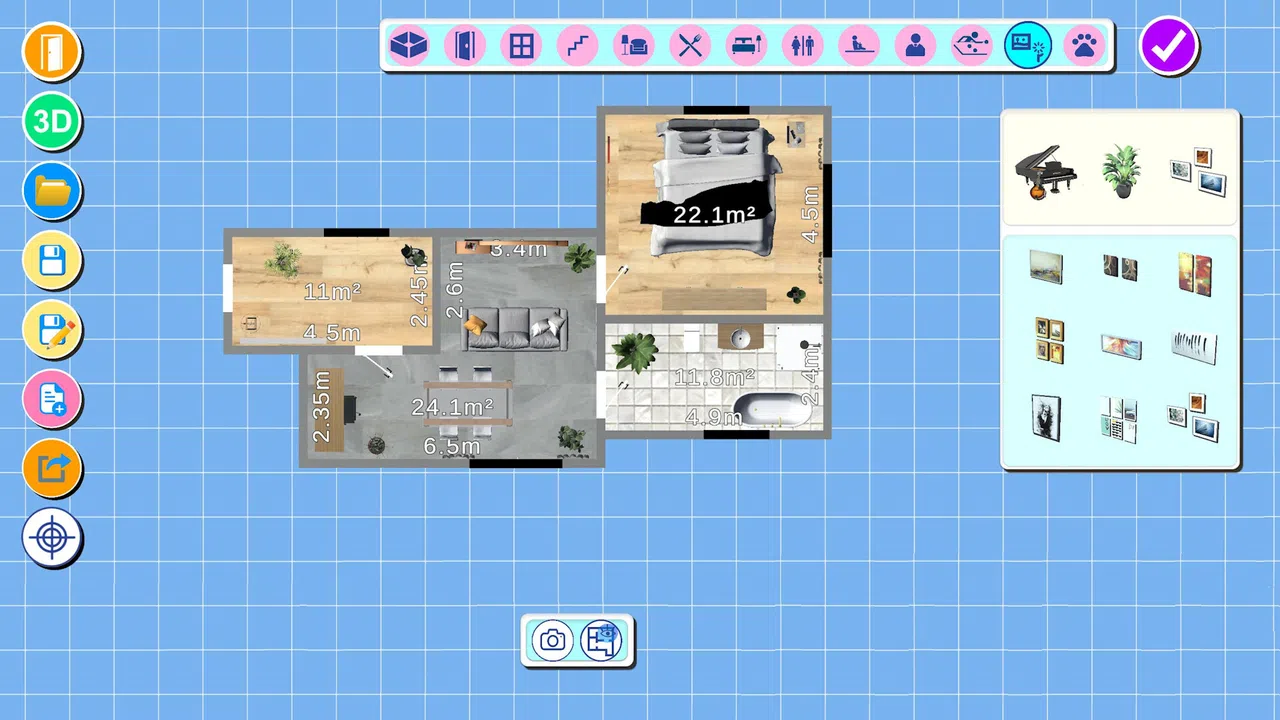 smart3Dplanner2 | 3D Floor Plan & Interior Design Screenshot 2