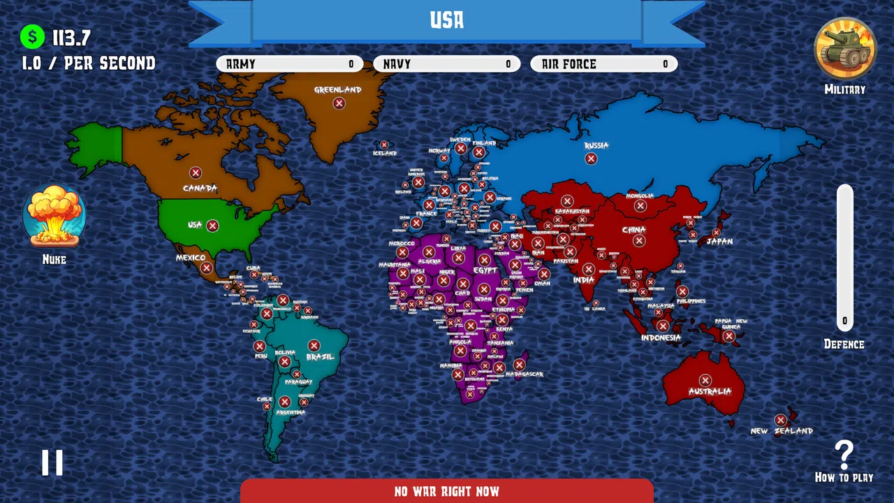 Dictators War: Strategy Battle Screenshot 1