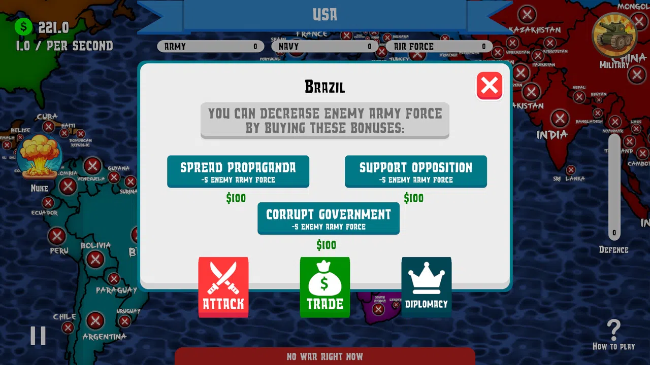 Dictators War: Strategy Battle Screenshot 5