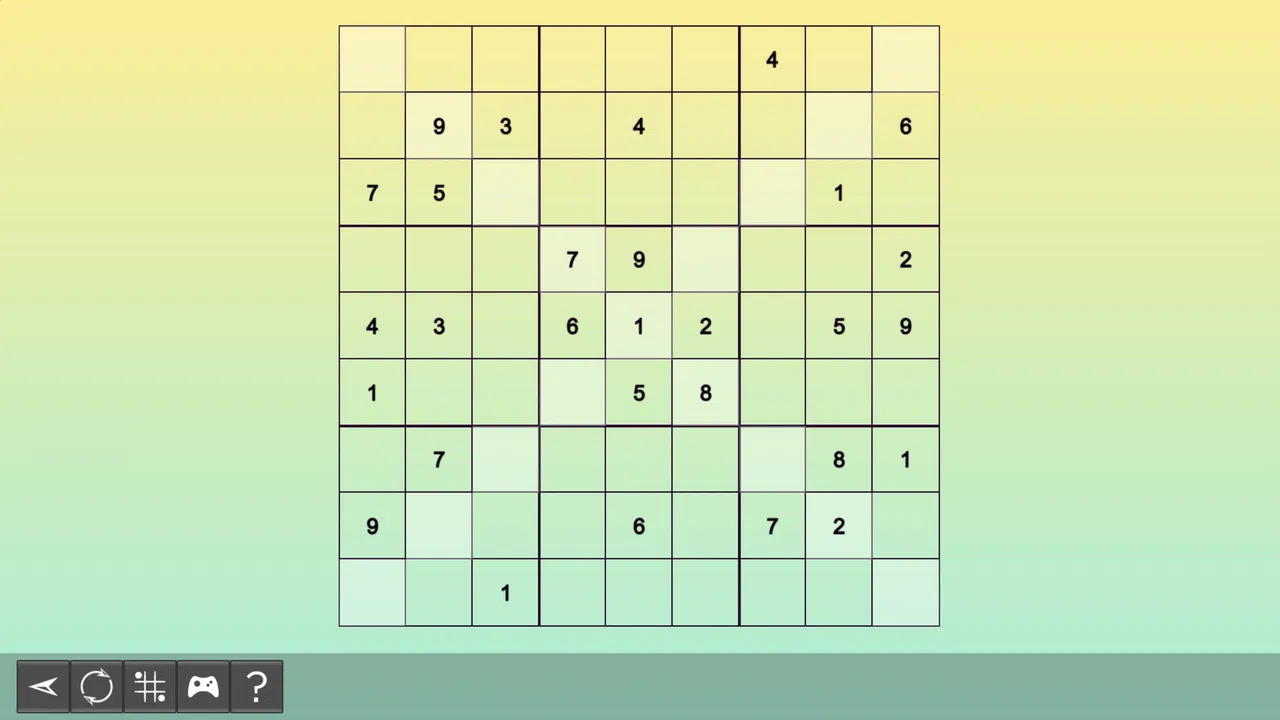 My Sudoku - X-Sudoku Medium 4 Screenshot 1