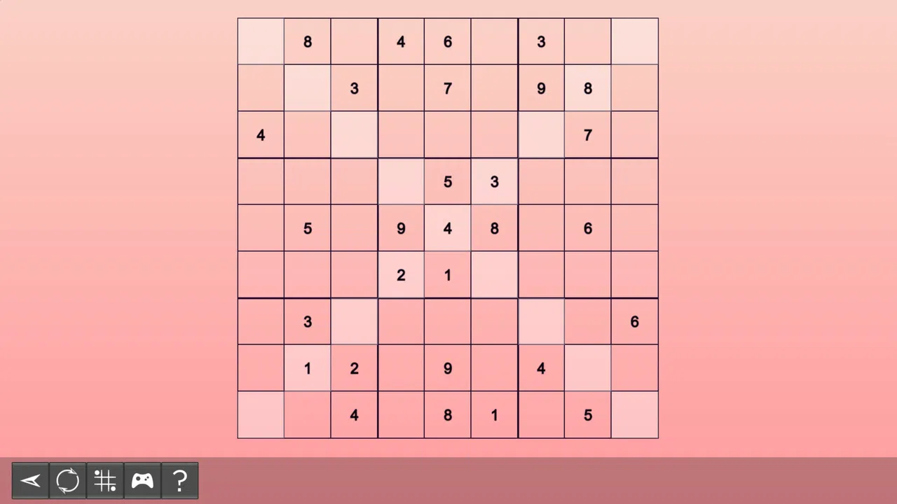 My Sudoku - X-Sudoku Medium 5 Screenshot 2
