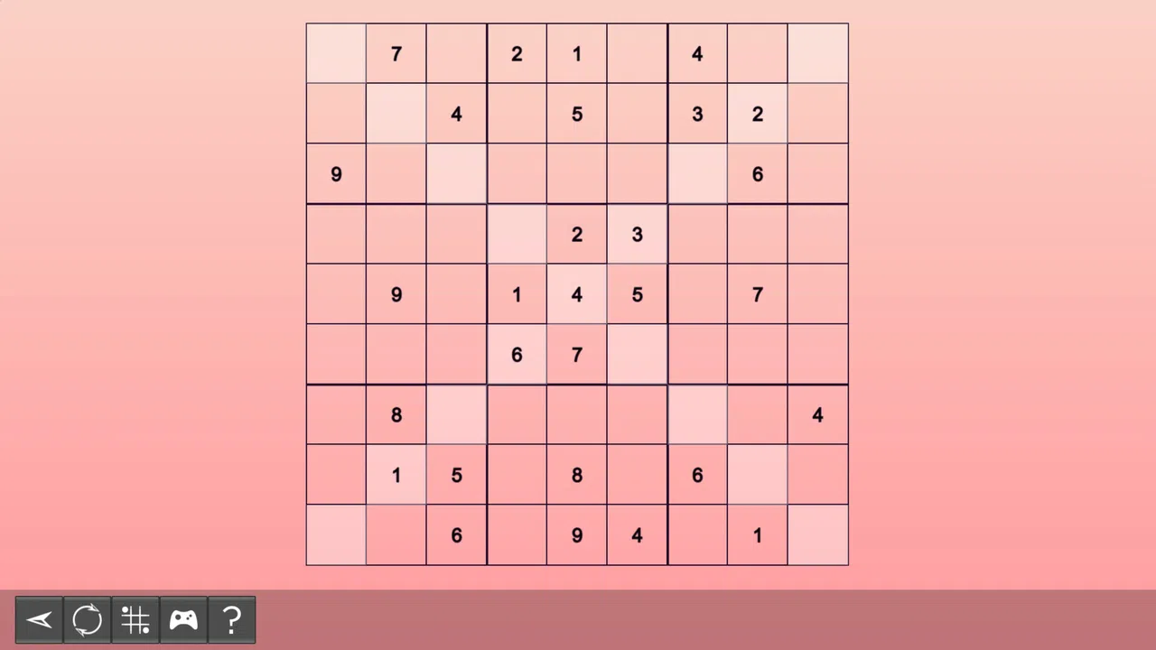 My Sudoku - X-Sudoku Medium 5 Screenshot 1