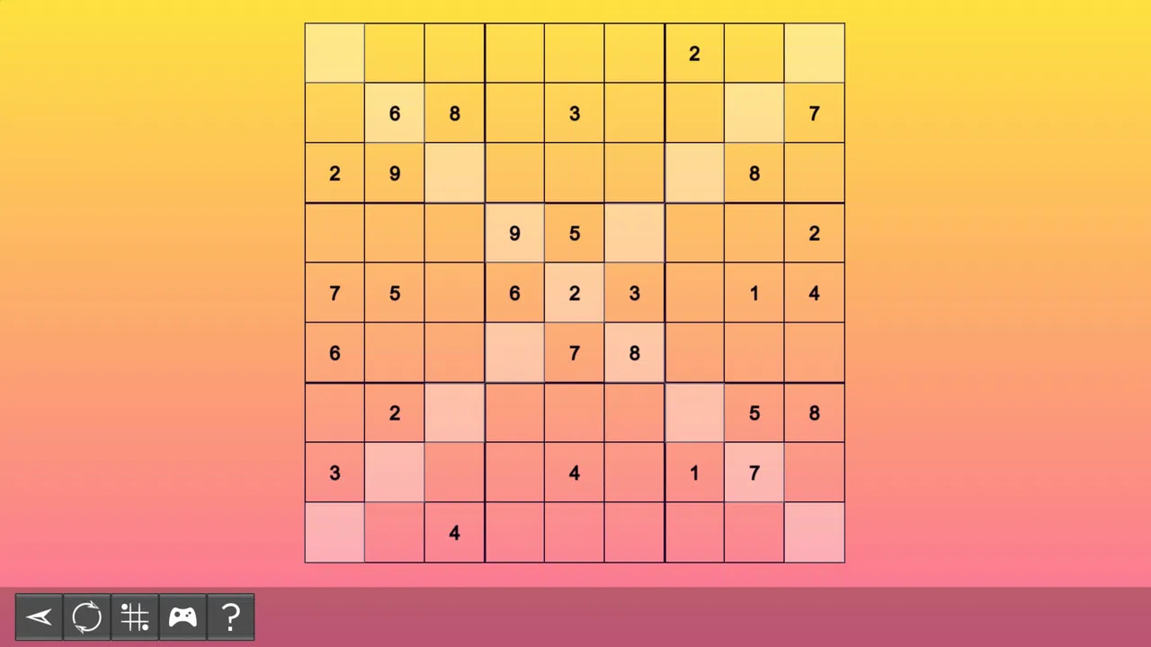 My Sudoku - X-Sudoku Medium 8 Screenshot 1