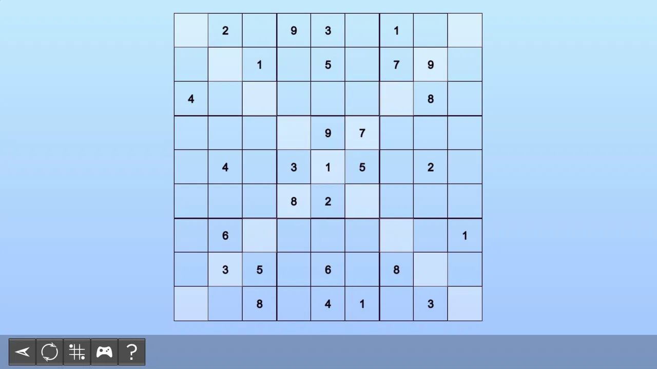 My Sudoku - X-Sudoku Medium 7 Screenshot 1