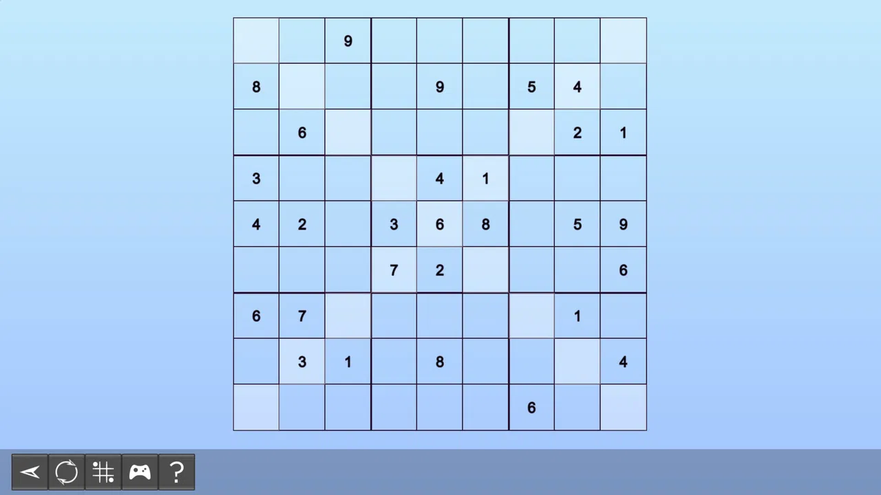 My Sudoku - X-Sudoku Medium 7 Screenshot 3