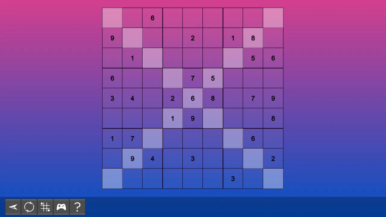 My Sudoku - X-Sudoku Medium 6 Screenshot 1