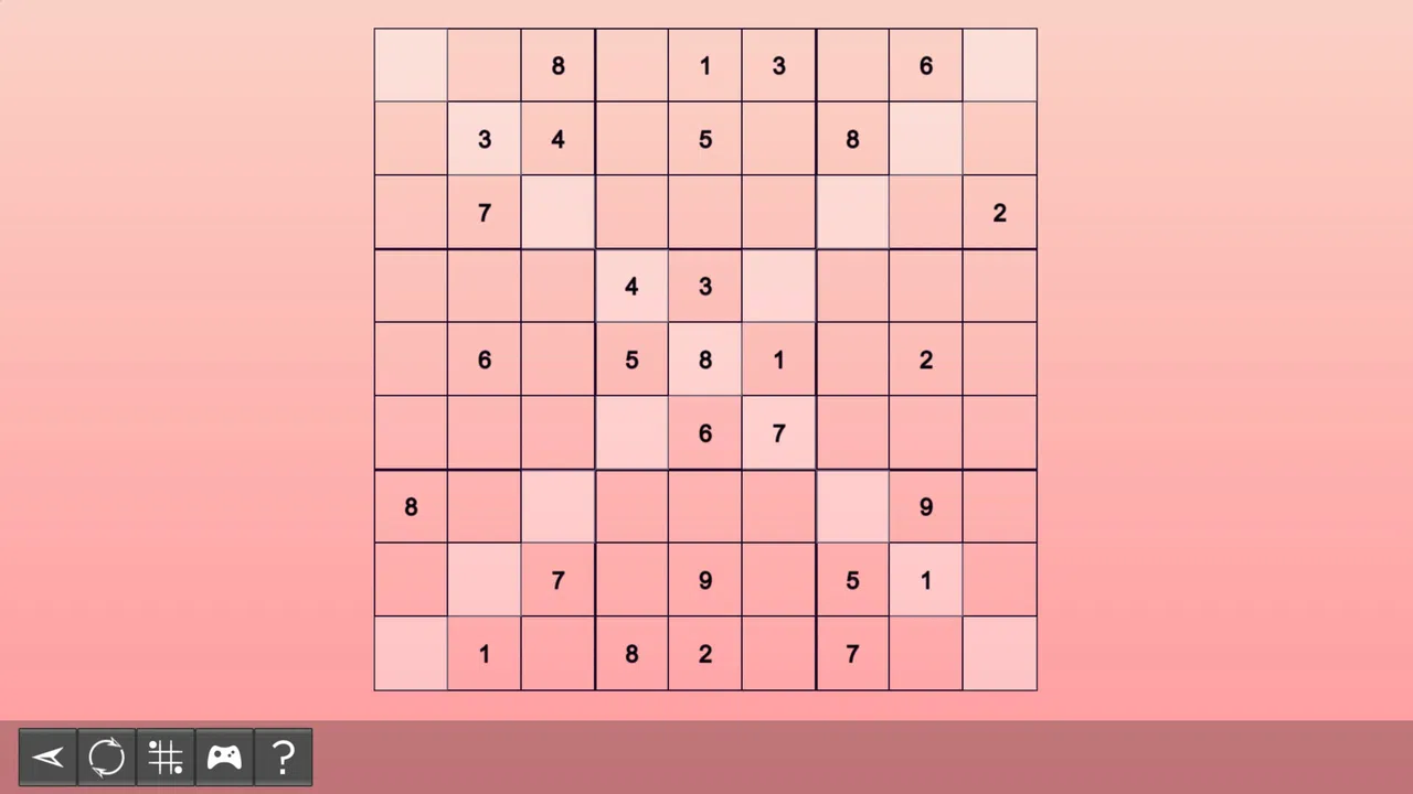 My Sudoku - X-Sudoku Medium 10 Screenshot 0