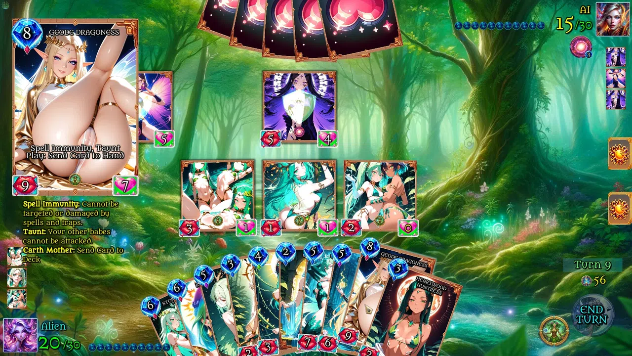 Battle Babes: Alien, Gaia & Meteor Screenshot 2