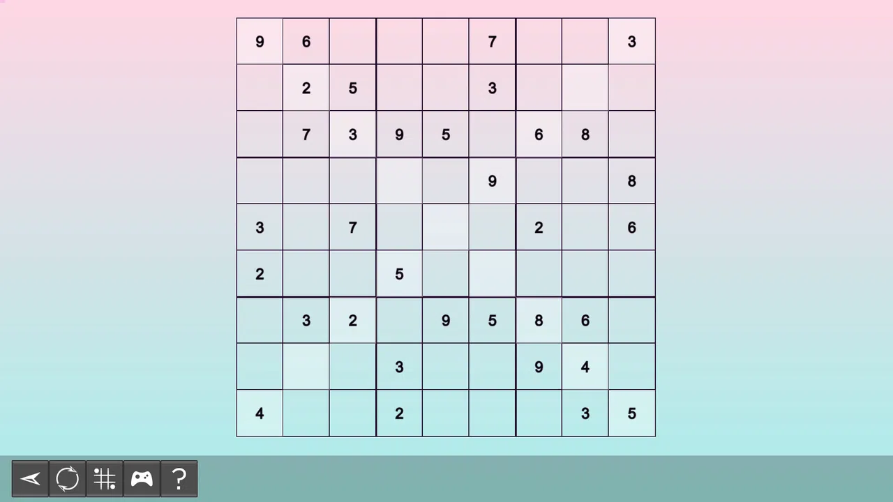 My Sudoku - X-Sudoku Easy 6 Screenshot 1