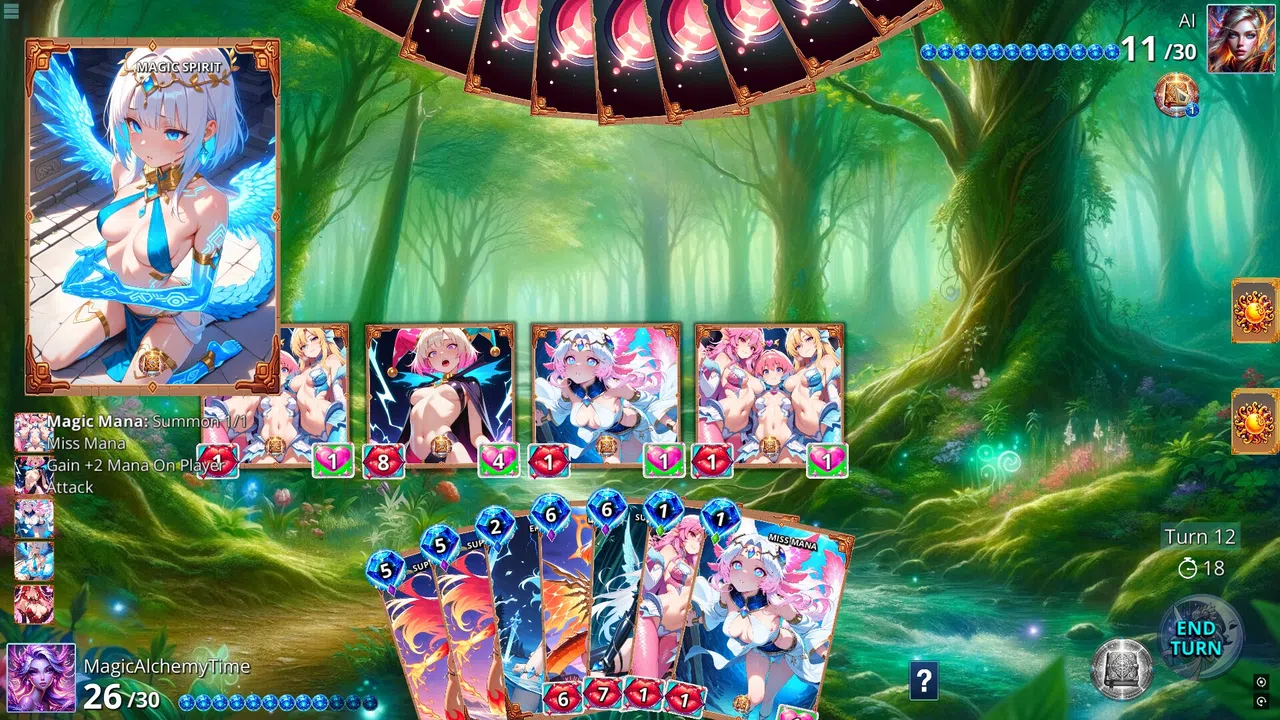 Battle Babes: Magic, Alchemy & Time Screenshot 1