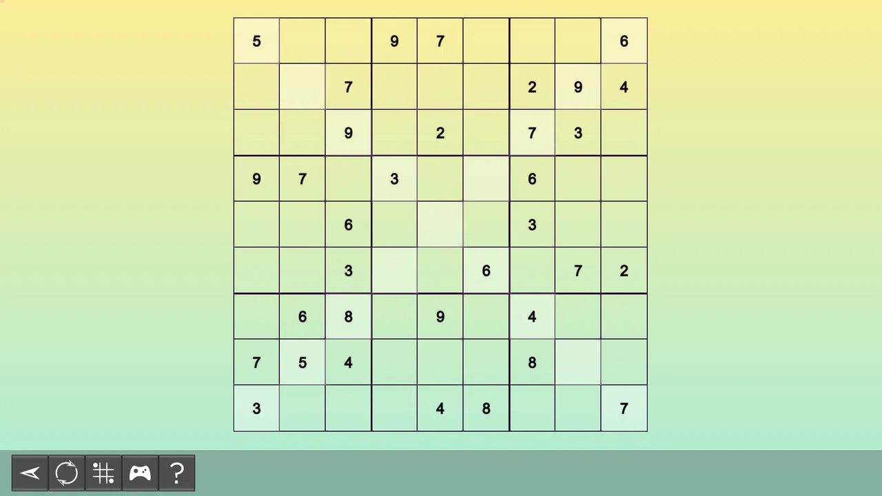 My Sudoku - X-Sudoku Easy 4 Screenshot 1