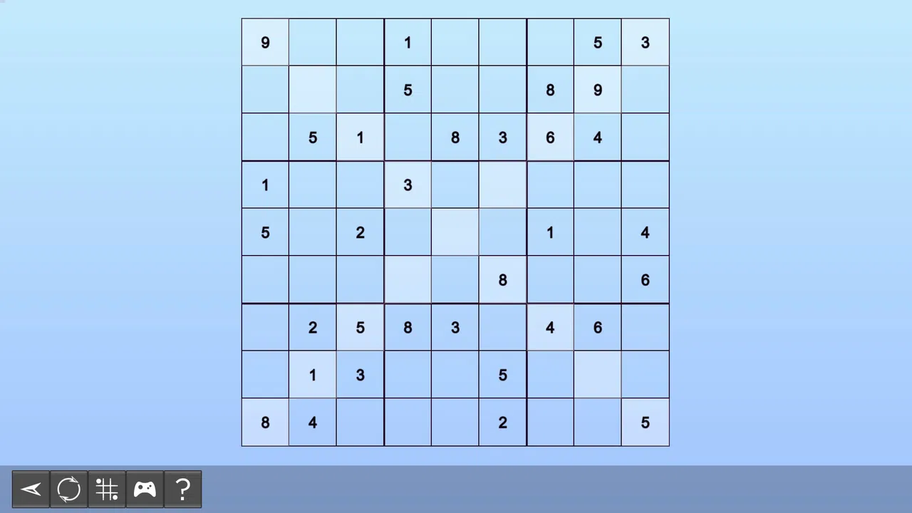 My Sudoku - X-Sudoku Easy 2 Screenshot 1