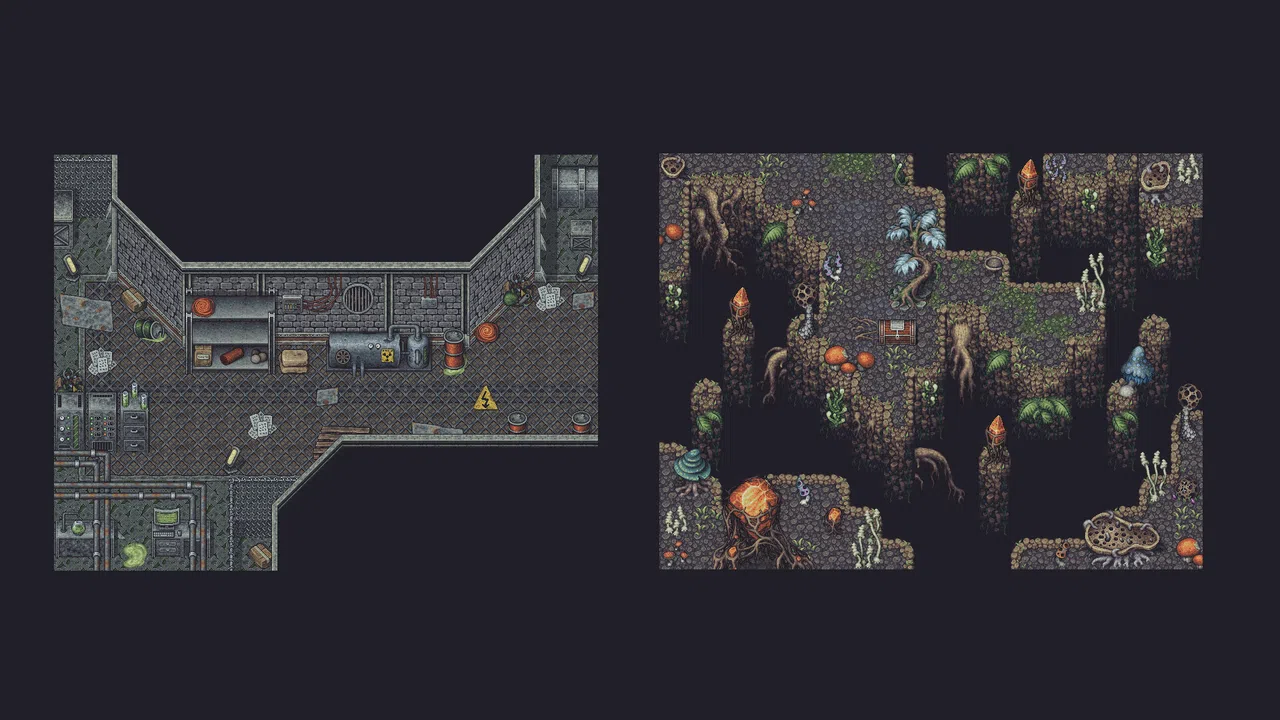 RPG Maker MZ - EX Graphic Base Set Dungeon Screenshot 0