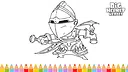 Big Helmet Heroes - Coloring Book Screenshot 2