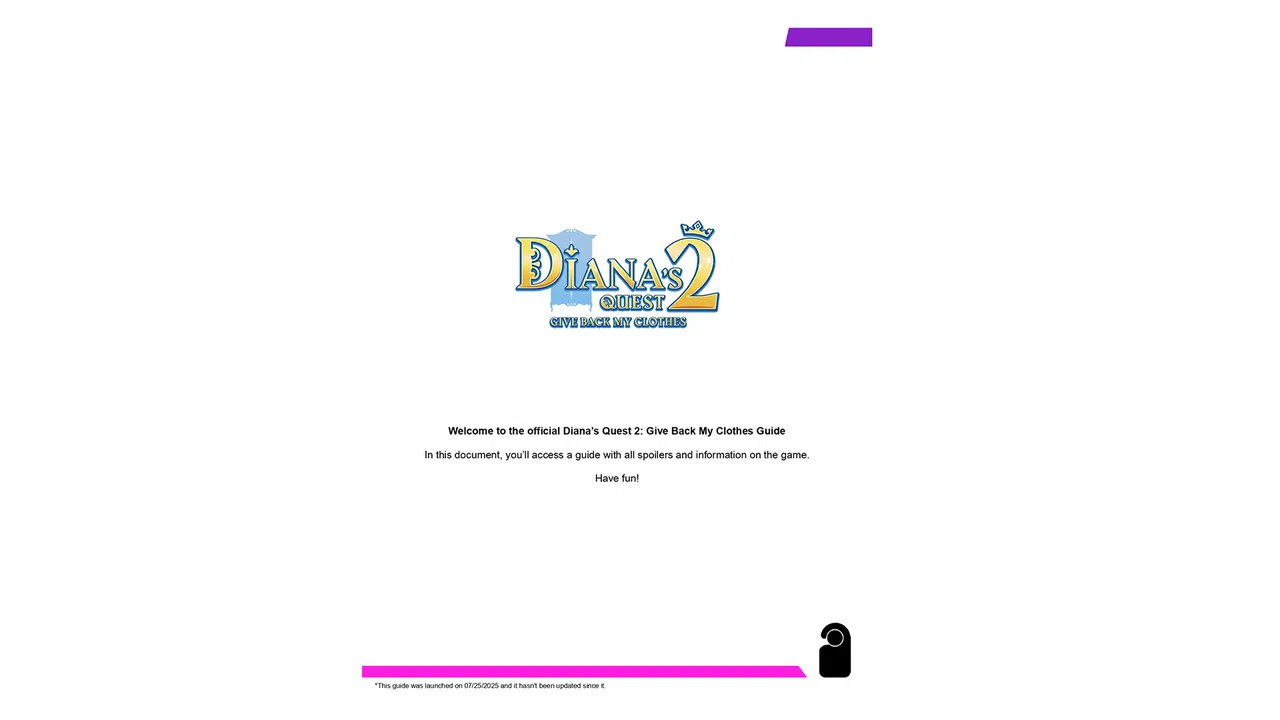 Diana's Quest 2: Guide Screenshot 0
