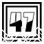 Level 47 icon