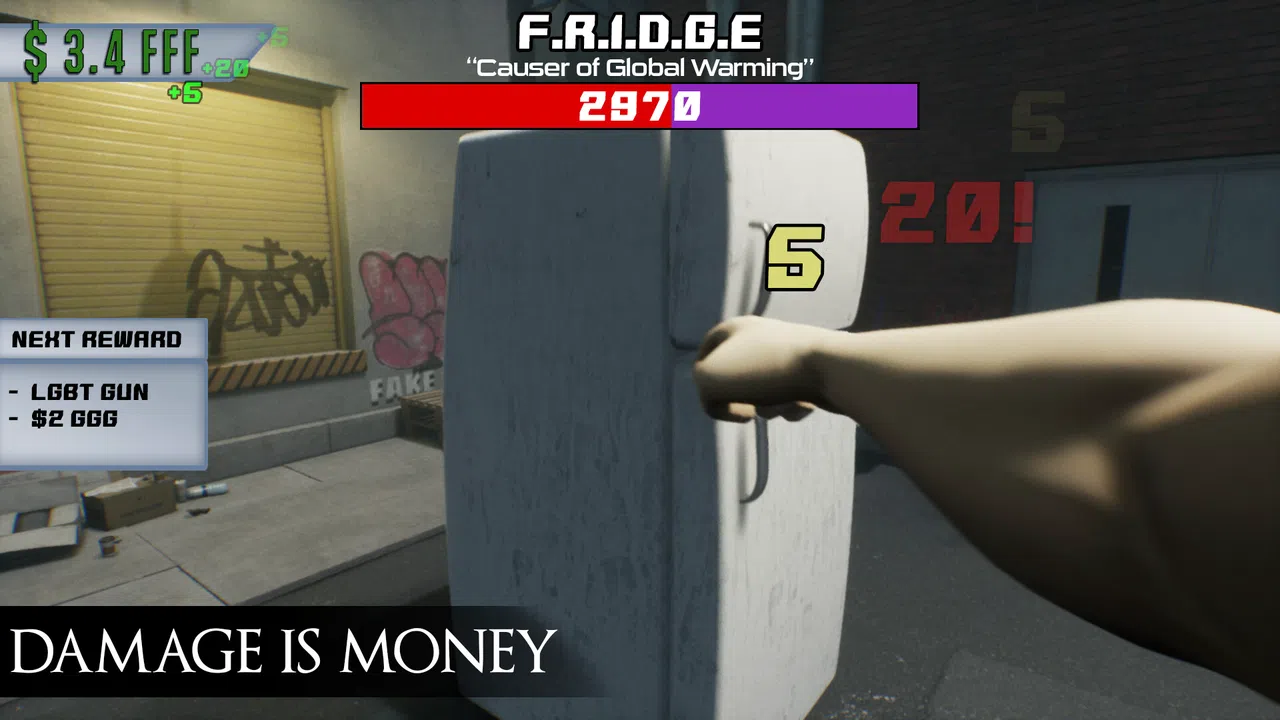 KILL.THE.FRIDGE - Shoot, Upgrade, Repeat Screenshot 1