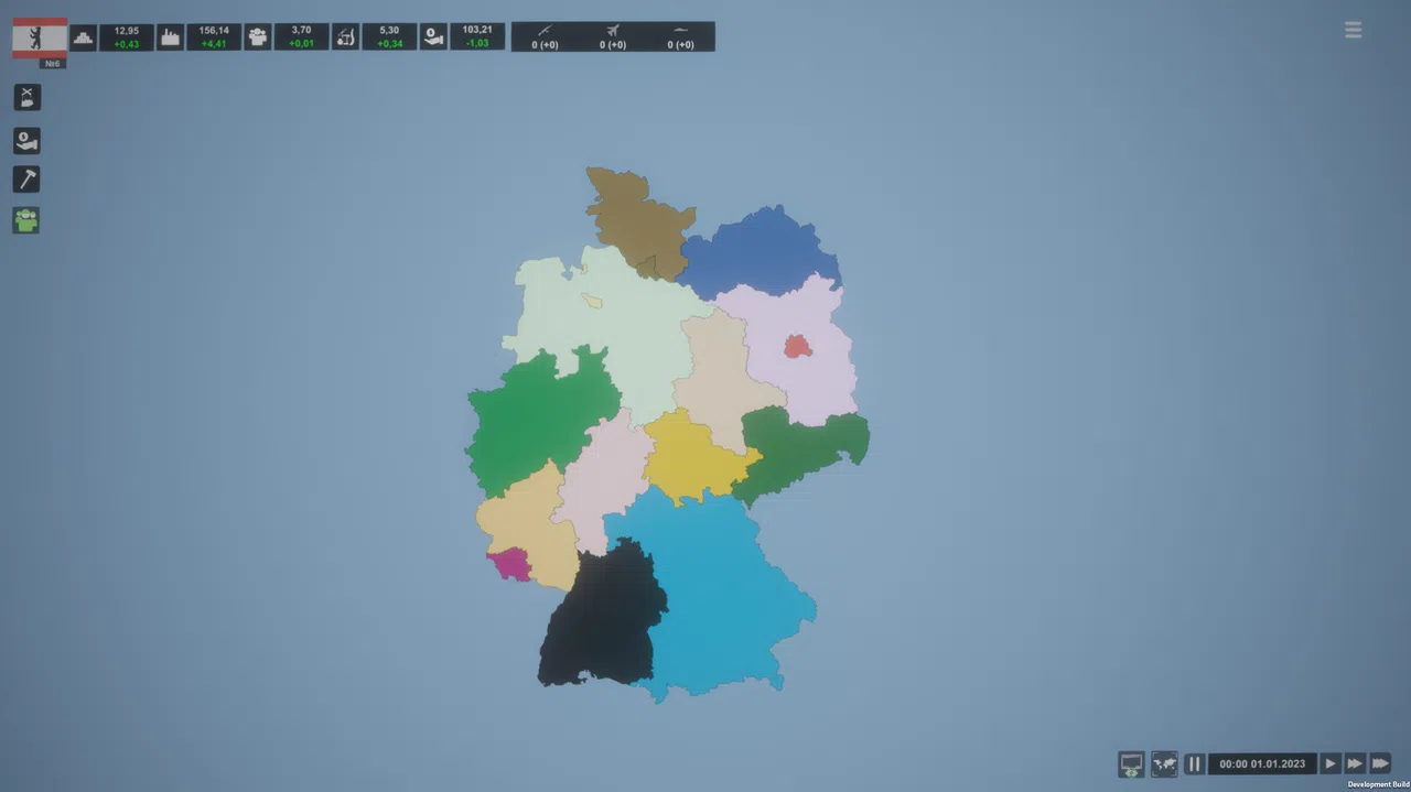 Simulator Countries - regions of Germany Screenshot 1