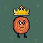Copper coin win. icon