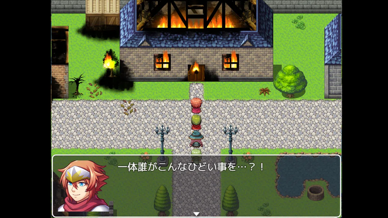 RPG Maker MV - We are burning tile and character set Screenshot 1