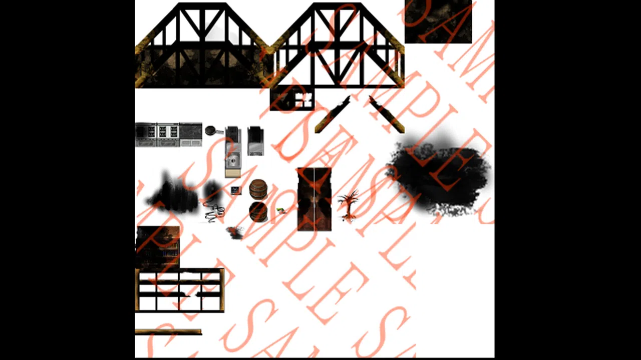 RPG Maker MV - We are burning tile and character set Screenshot 3