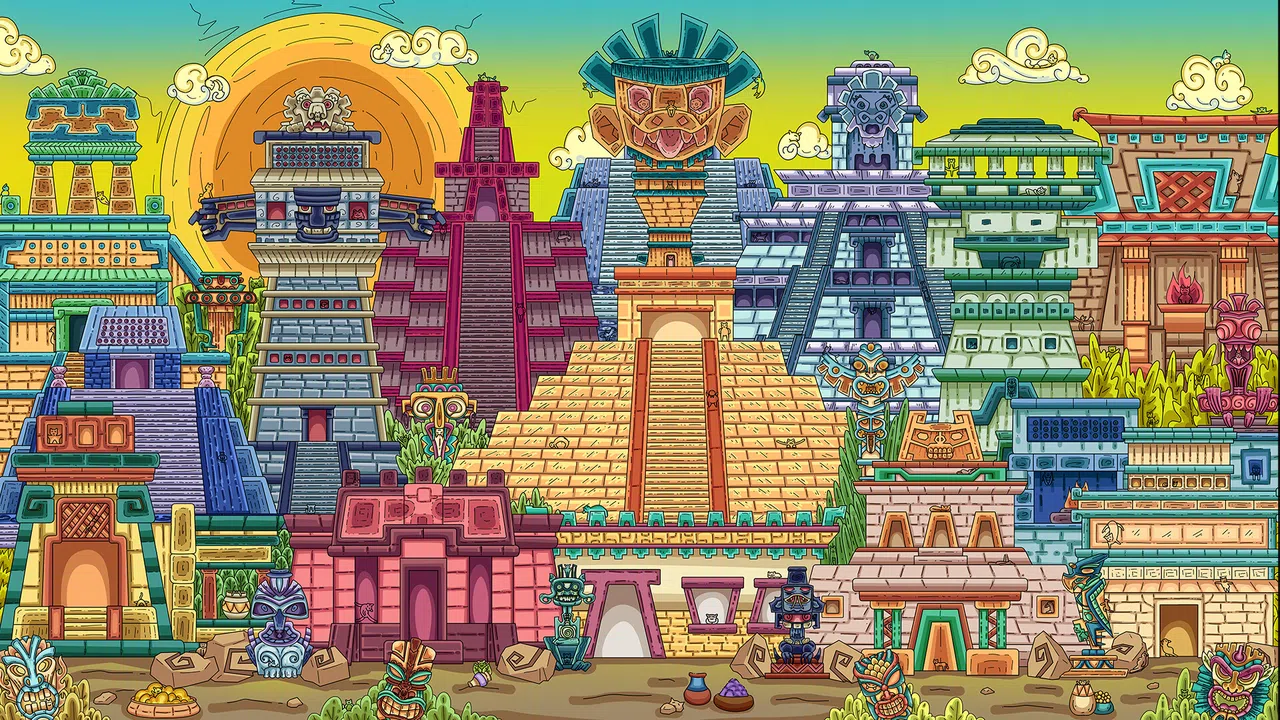 100 Aztec Cats - Artbook Screenshot 0